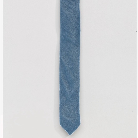 ASOS Other - ASOS Blue Velour Tie